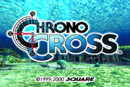 Pantalla de título de Chrono Cross. (Original)
