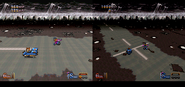 Crono compite con Johnny en el minijuego de Jet Bike Special.