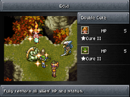 Double Cure as seen in the Dojo.