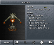 Upper Body's "Techs" tab