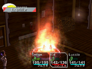 Kid uses Fire Pillar on a Wraith