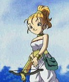 Marle with her crossbow in the opening FMV of the PlayStation version