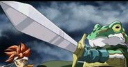 Toad and Crono in the FMV of the PlayStation version