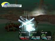 Luccia using Turn White.
