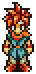 Sprite di Crono come appare nel gioco.