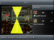 Megavolt as seen in the Dojo.