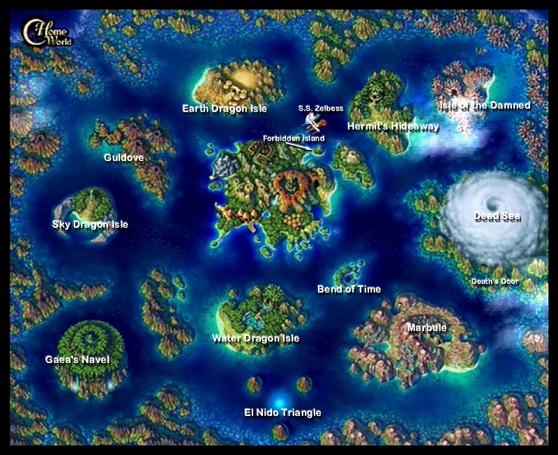 Chrono Cross World Map Chrono Cross locations | Chrono Wiki | Fandom