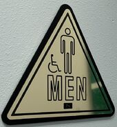 Default Men Signage