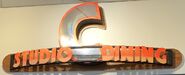 Studio C Dining Signage