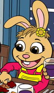 Bella as she appears in "Holiday Fiesta"