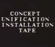 The Concept Unification tape, sent out to stores to show them how to convert their stage.