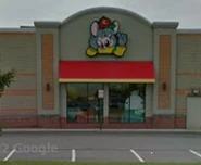 Back side of the store with Phase 3 exterior.