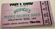 Munch's Make Believe Band Ticket Painting