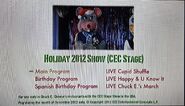 CEC Stage DVD Menu