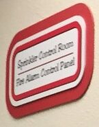 Sprinkler Control Room Signage