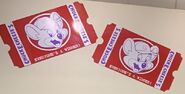 Pair of Red Tickets Signage