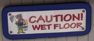 Caution! Wet Floor Signage