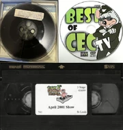 Examples of showtapes on different formats.