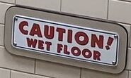Caution! Wet Floor Signage (Chuckless Grey)