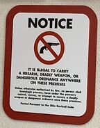 Notice Signage