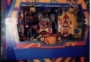Close up of Chuck E.