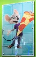 Chuck E. Cheese Pizza Portrait