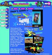Promotion for the movie on the Chuck E. Cheese website