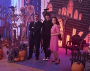 Grant, James and Charlotte at the Halloween Gala.