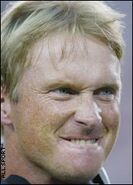 John Gruden's Chucky face.