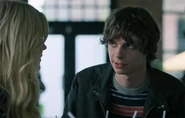 Grant talking with Lexy in the Chucky episode Let the Right One In.