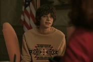 Grant talking with Charlotte in the Chucky episode Let the Right One In.