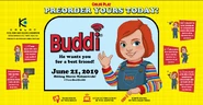 Promotion for the Buddi Dolls.