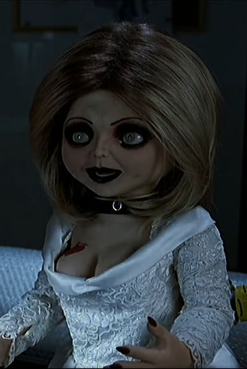 送税込【CHUCKY x KING ICE】TIFFANY VALENTINE BUST NECKLACE♪ Tiffany Valentine Bust Necklace | Chucky Jewelry | King Ice