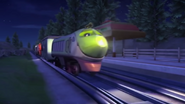 Pond Station at night in the second season
