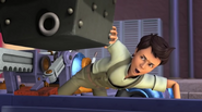 The Chugalong holding up Hodge in the second season