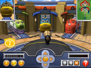 Brewster with Wilson and Koko in Chuggington Virtual World Tour