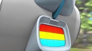 The booster's lights