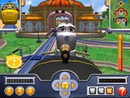 A black Brewster character cheering up Chatsworth at Roundhouse Park