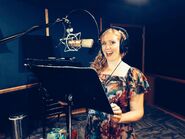 Julie Wions recording for Vee