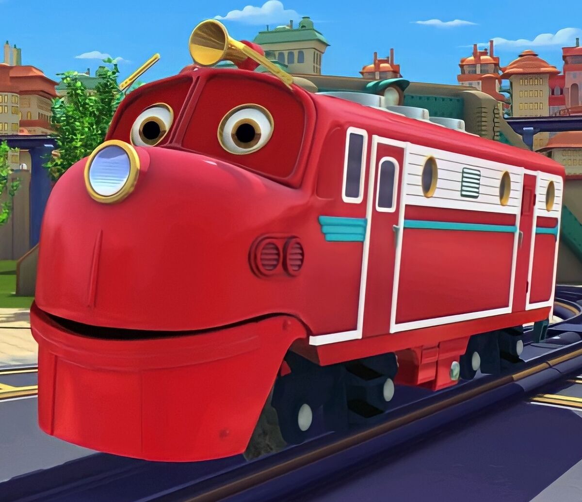 Chuggington Character Wilson the Red Engine transparent PNG - StickPNG