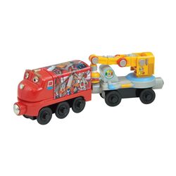 BOX TOMY CHUGGINGTON WOODEN MAGNETIC TRAIN BREWSTER'S  BOOSTER