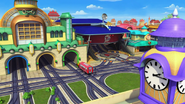 Note: Some of the bushes have been layered on top of the tracks