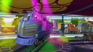The Chug Booster on a poster in the third season (Note: the poster behind Calley)