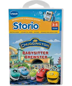 NEW Vtech V.Reader Chuggington Babysitting Brewster Learning Games 3-5 years 