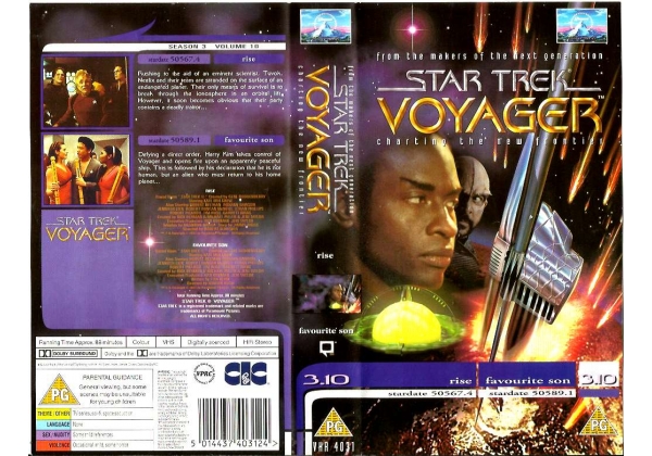Star Trek Voyager - 3.10. - Rise & Favorite Son | CIC Video with