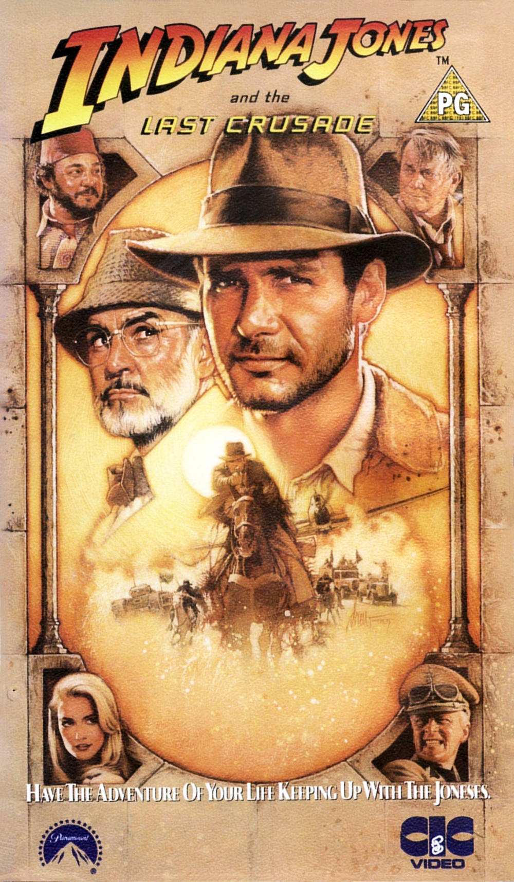 Indiana Jones and the Last Crusade CIC Video with Universal and
