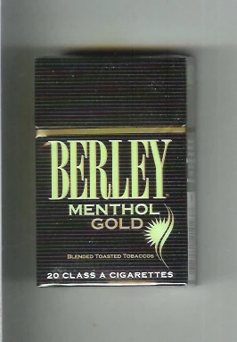 Berley Menthol Gold (Menthol Lights) (version 2) KS-20-H - USA |  Cigarettehistory Wikia