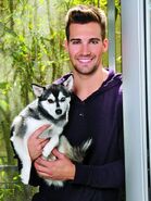 James and his dog Fox