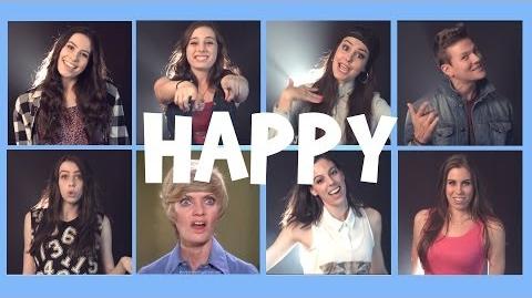 "Happy" by Pharrell Williams, cover by CIMORELLI and Tyler Ward