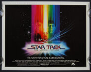 S-0087 Star Trek half sheet movie poster l